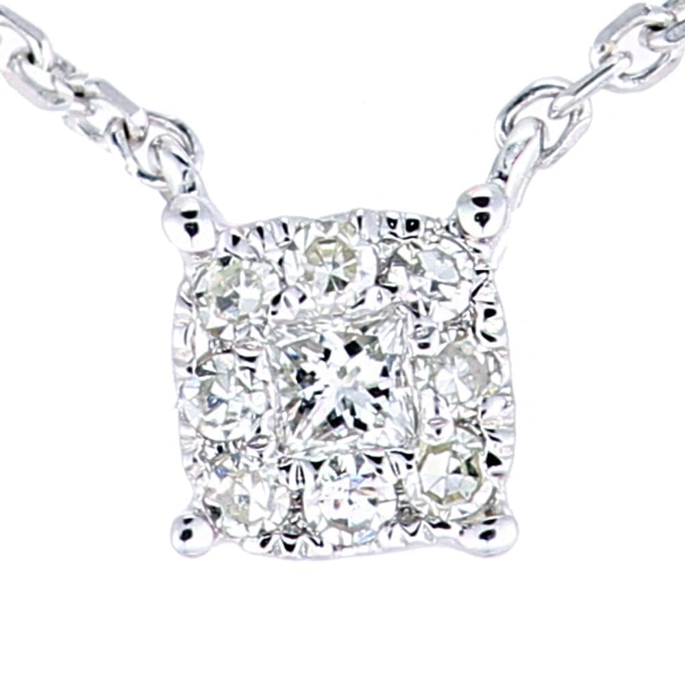 Diamond Necklace - detail view | Prime Jewellery