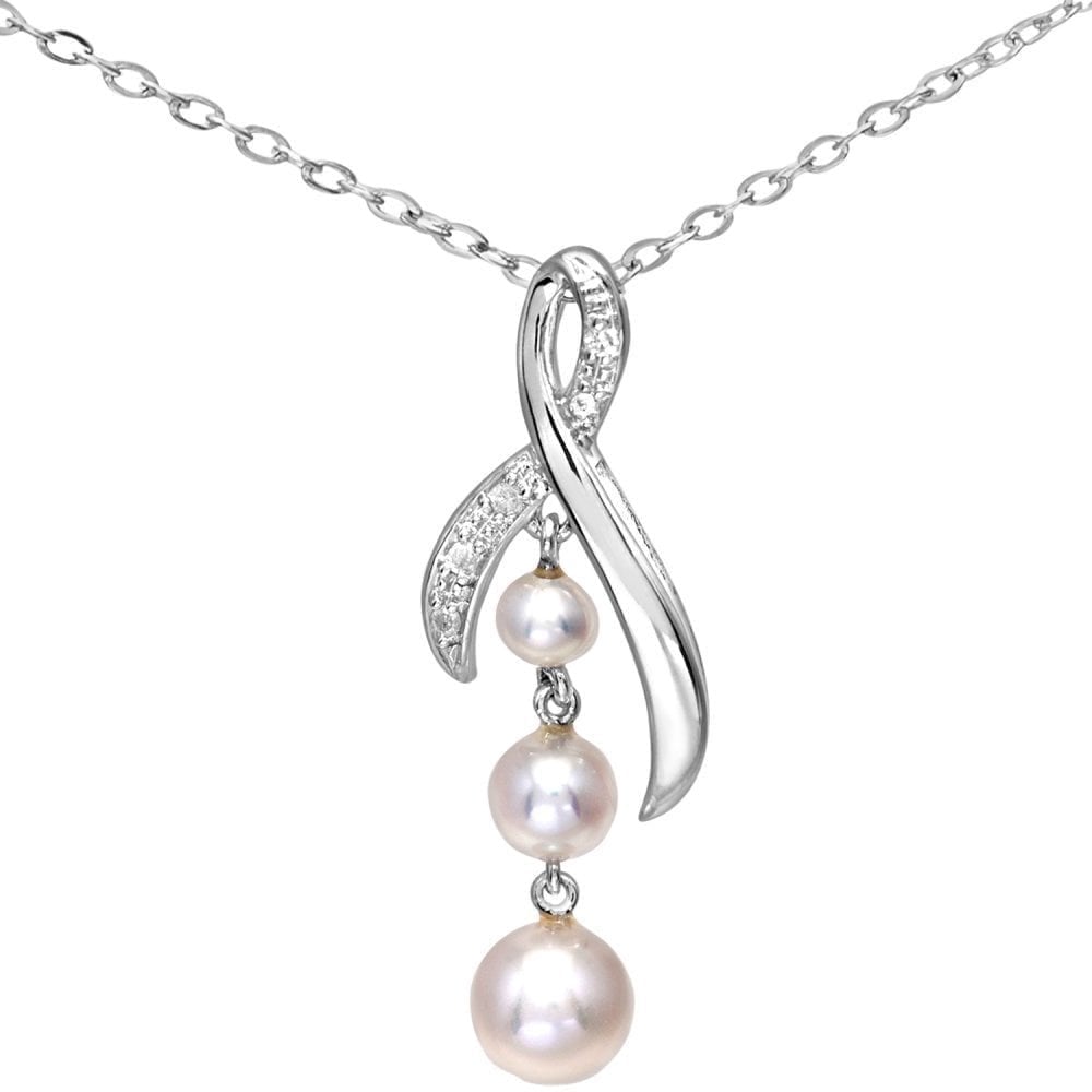 Pearl Necklace 9ct White Gold | Prime Jewellery