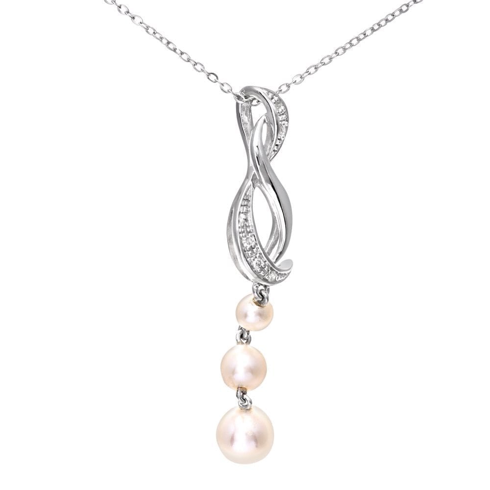 Pearl Necklace 9ct White Gold | Prime Jewellery