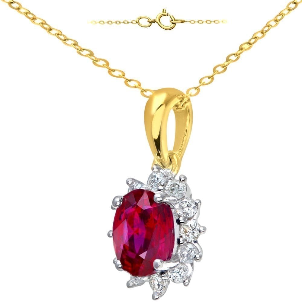 Ruby Necklace - detail view | Prime Jewellery
