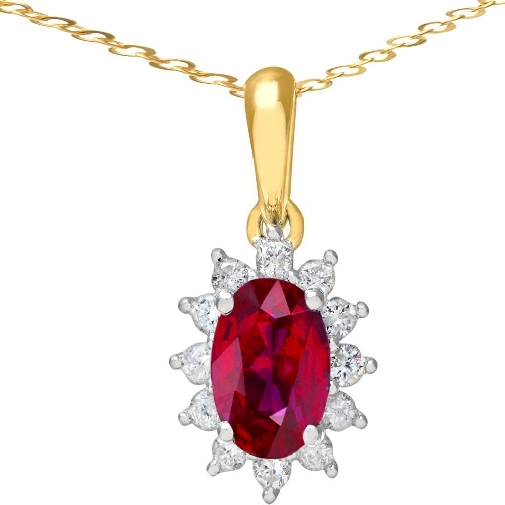 Ruby Necklace - detail view | Prime Jewellery