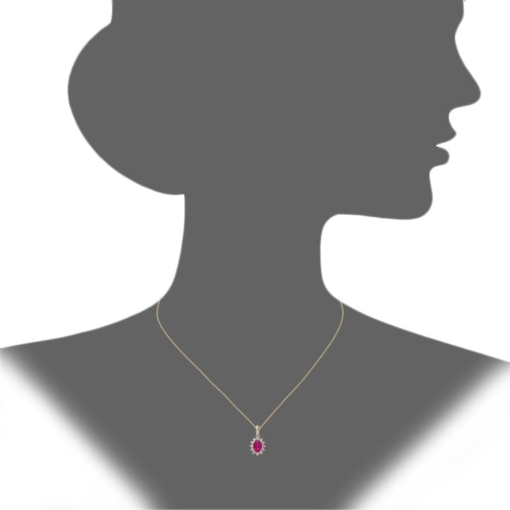 Ruby Necklace - detail view | Prime Jewellery