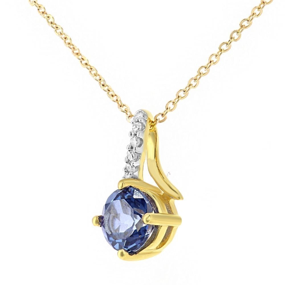 Tanzanite Necklace - detail view | Prime Jewellery