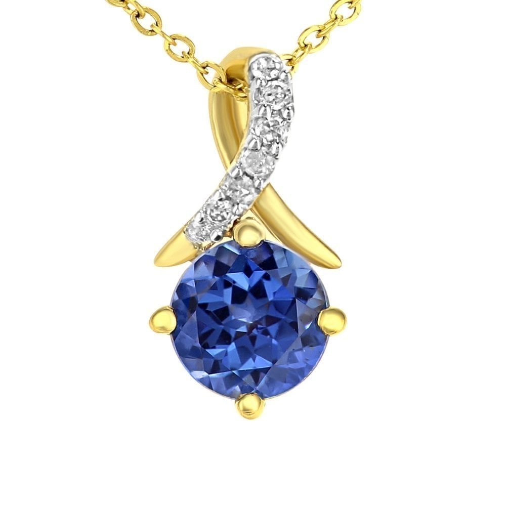 Tanzanite Necklace - detail view | Prime Jewellery