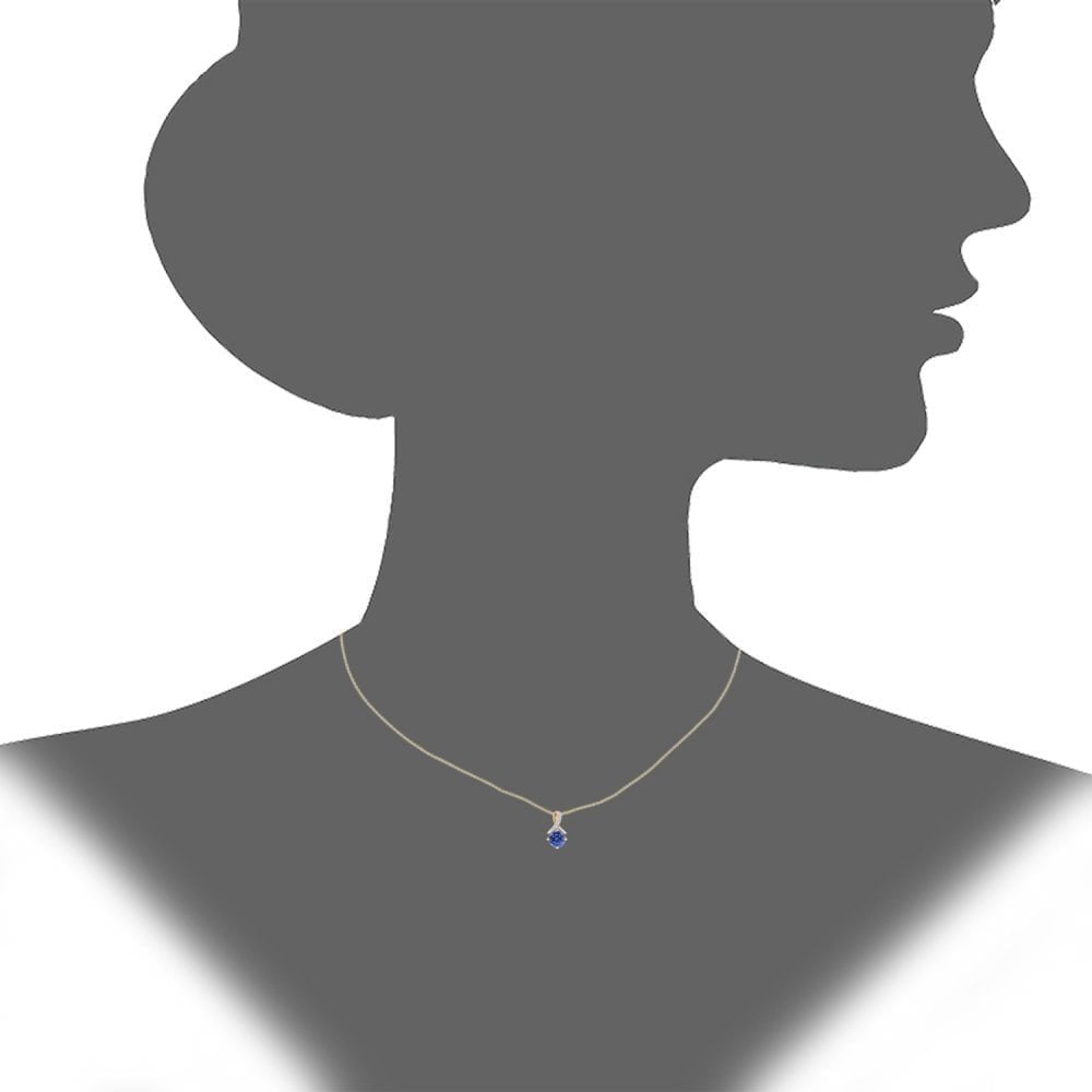 Tanzanite Necklace - detail view | Prime Jewellery