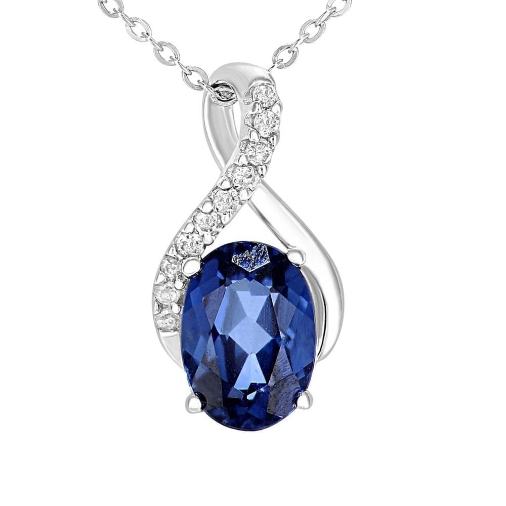 Tanzanite Necklace - detail view | Prime Jewellery