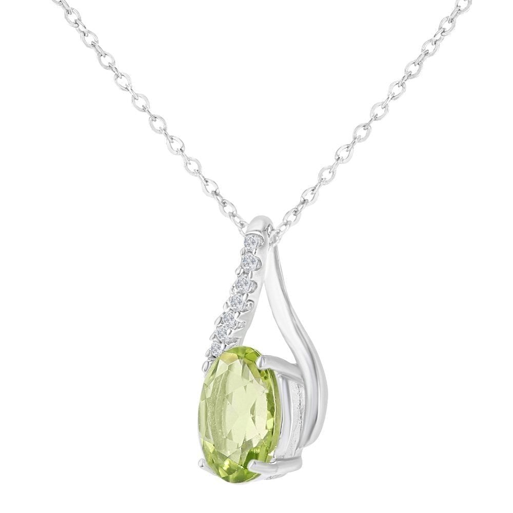 Peridot Necklace - detail view | Prime Jewellery