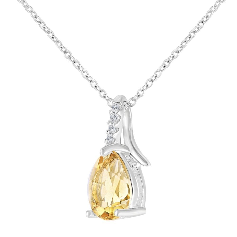 Citrine Necklace - detail view | Prime Jewellery