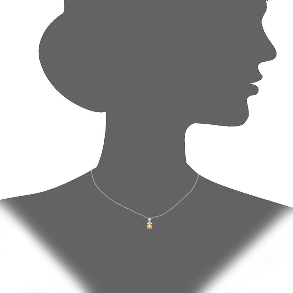 Citrine Necklace - detail view | Prime Jewellery