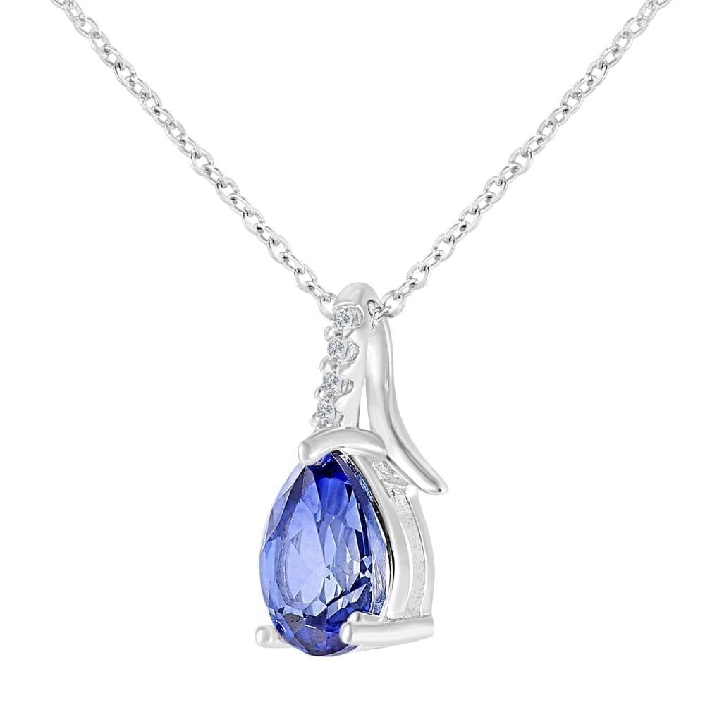 Tanzanite Necklace - detail view | Prime Jewellery