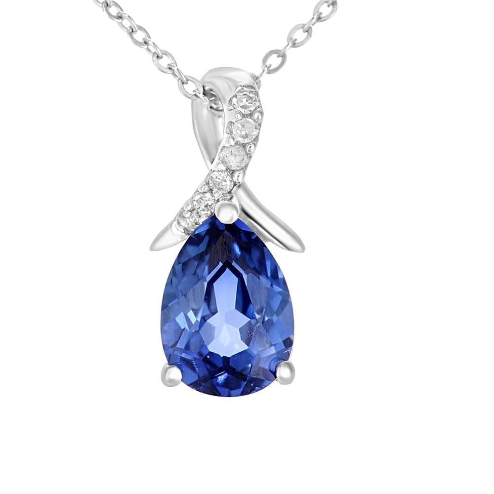 Tanzanite Necklace - detail view | Prime Jewellery