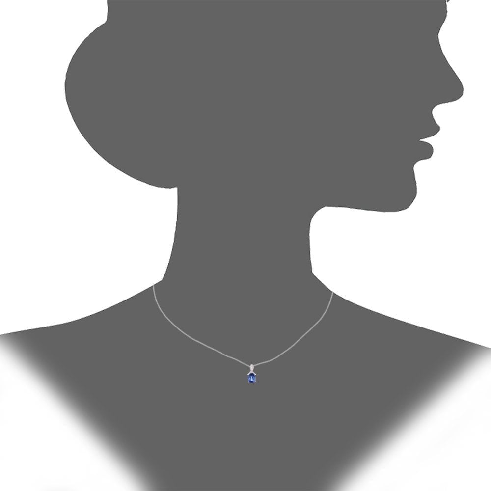 Tanzanite Necklace - detail view | Prime Jewellery