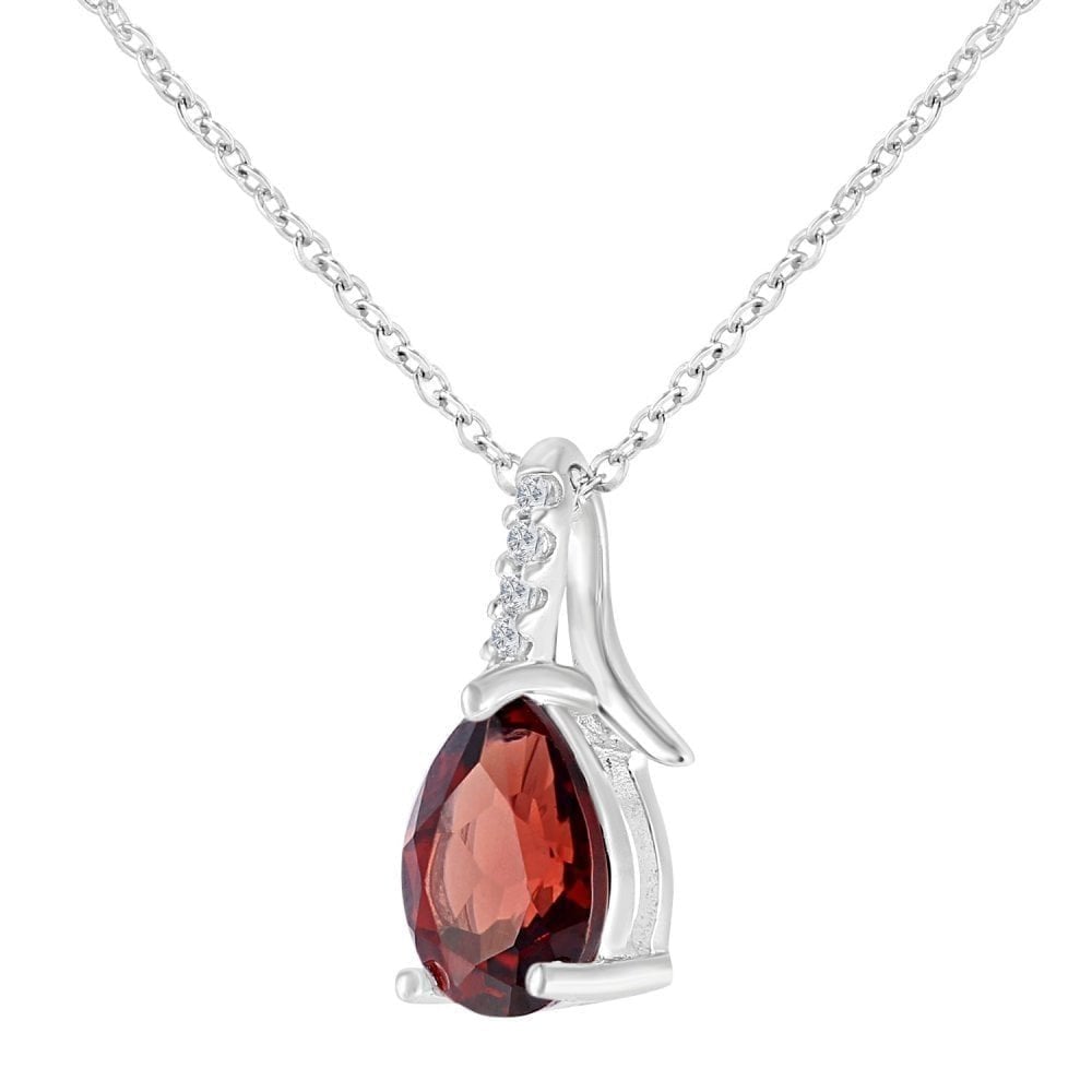Garnet Necklace - detail view | Prime Jewellery