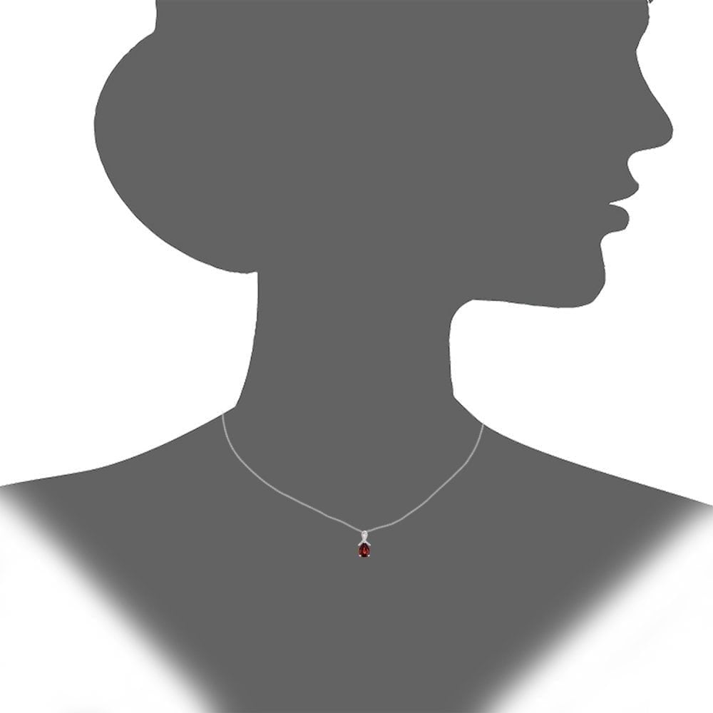 Garnet Necklace - detail view | Prime Jewellery