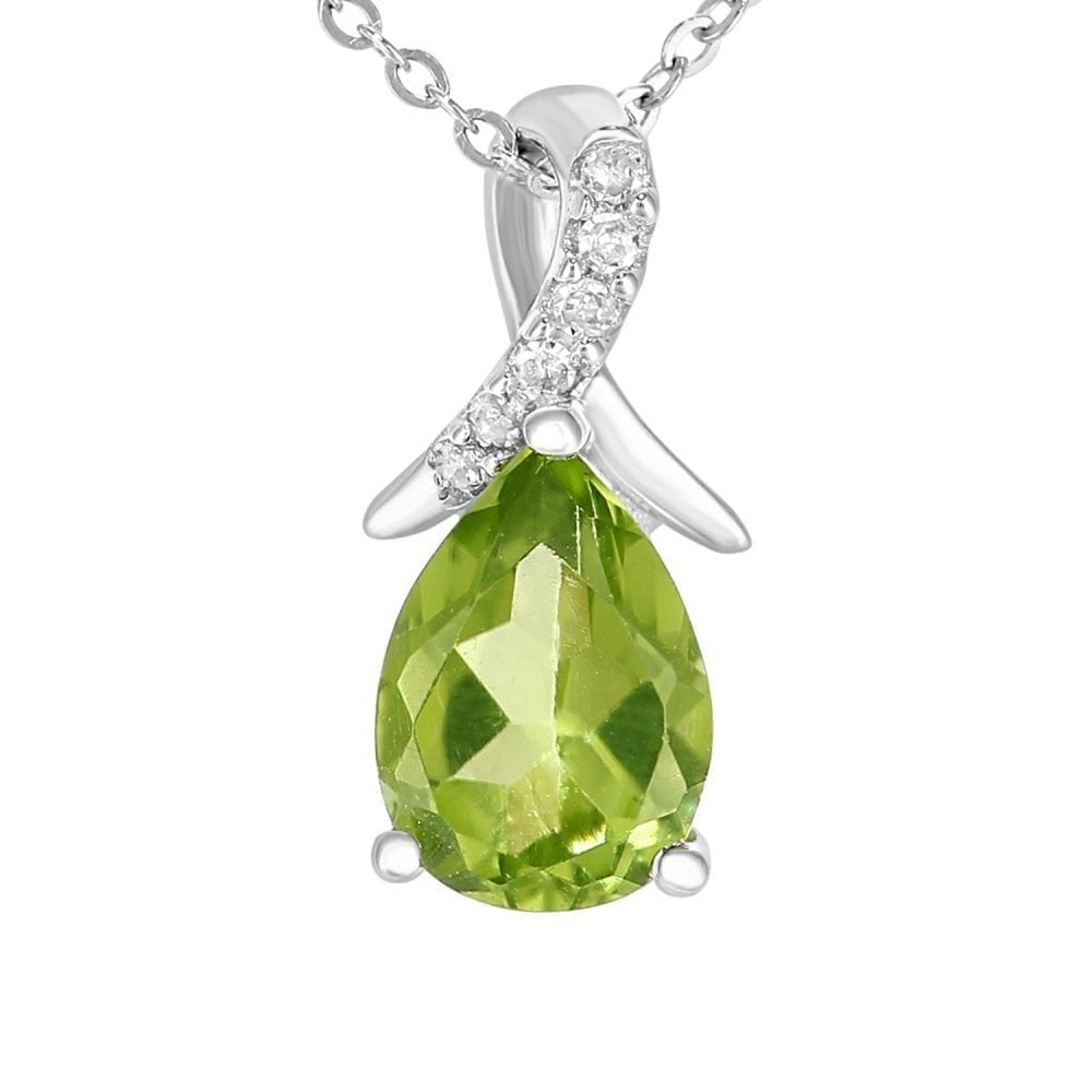 Peridot Necklace - detail view | Prime Jewellery