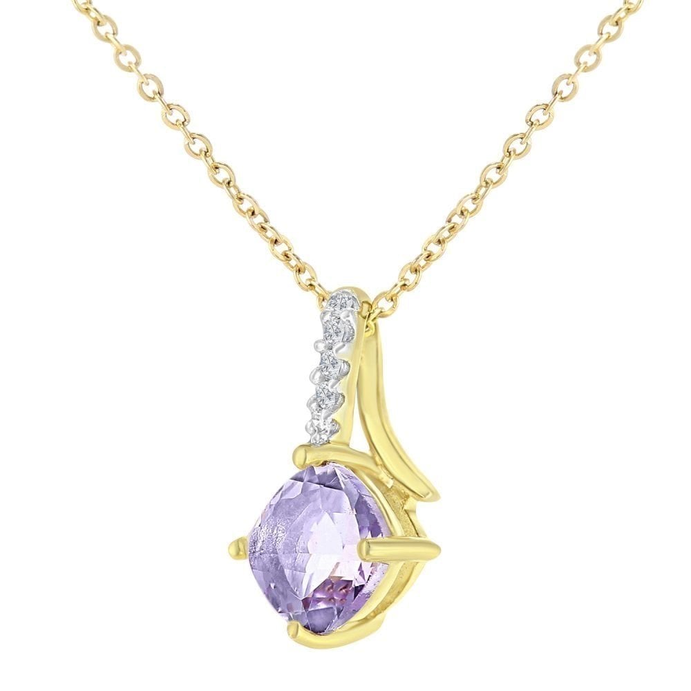 Amethyst Necklace - detail view | Prime Jewellery