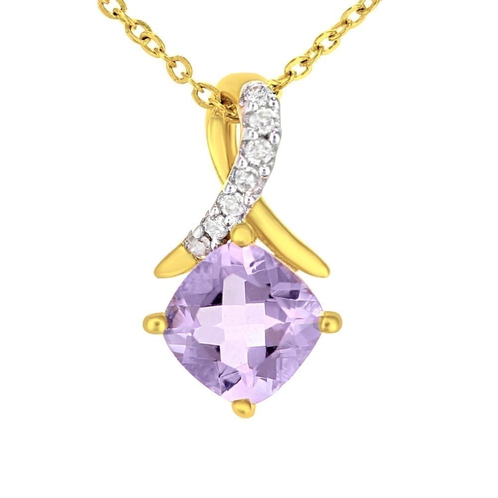 Amethyst Necklace - detail view | Prime Jewellery