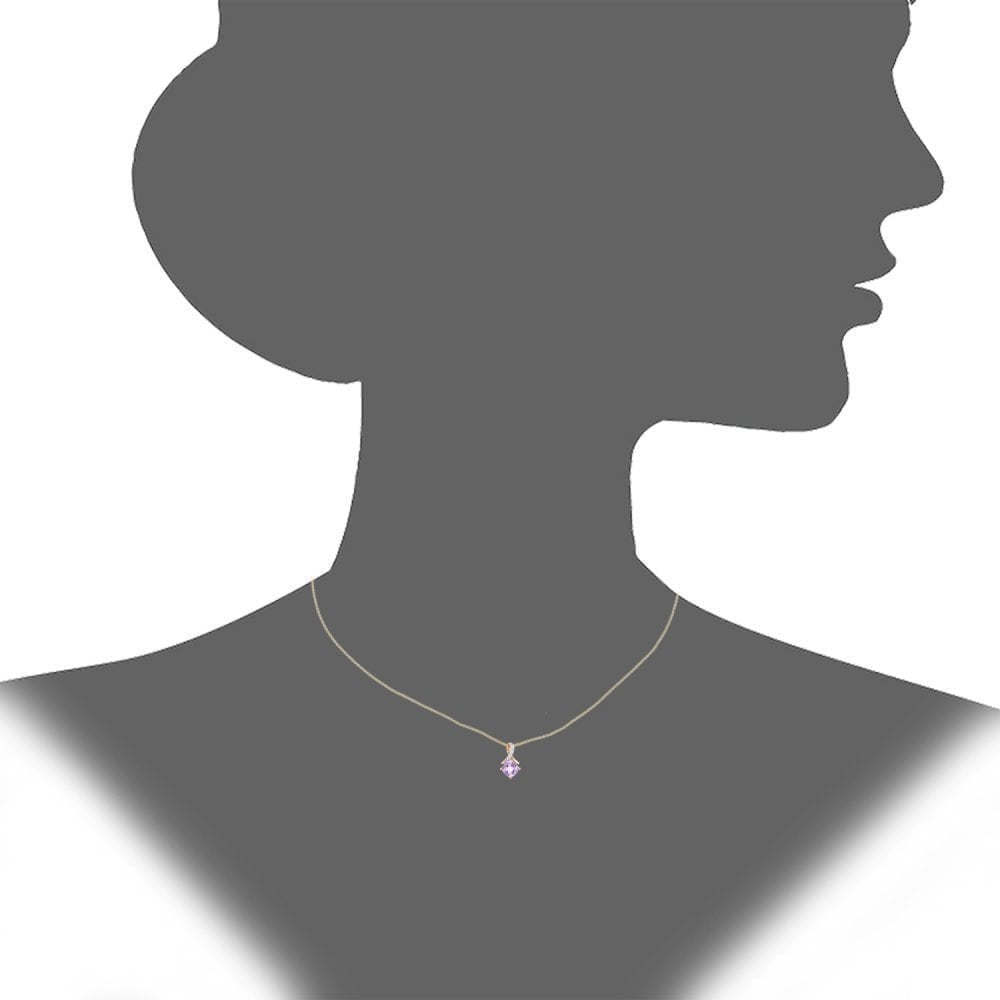 Amethyst Necklace - detail view | Prime Jewellery