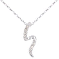 Liberal Breeze 9ct White Gold Natural Diamond Necklace
