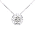 Diamond Star Necklace 9ct White Gold | Prime Jewellery