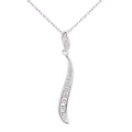 Sacred Flame 9ct White Gold Natural Diamond Necklace