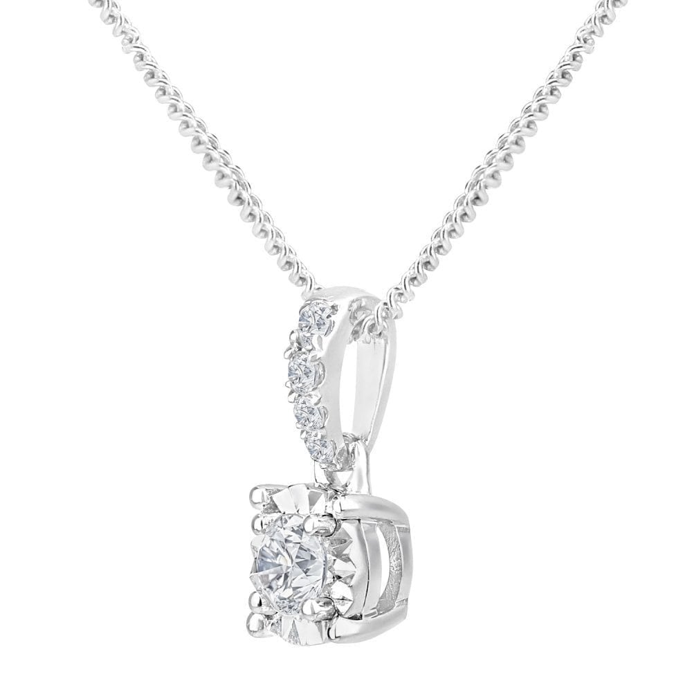 Diamond Necklace - detail view | Prime Jewellery