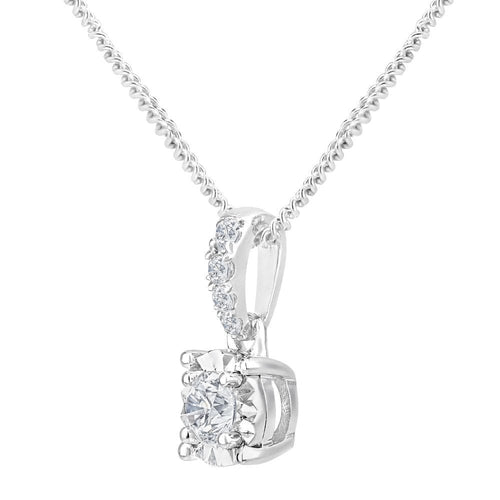 Diamond Necklace - detail view | Prime Jewellery