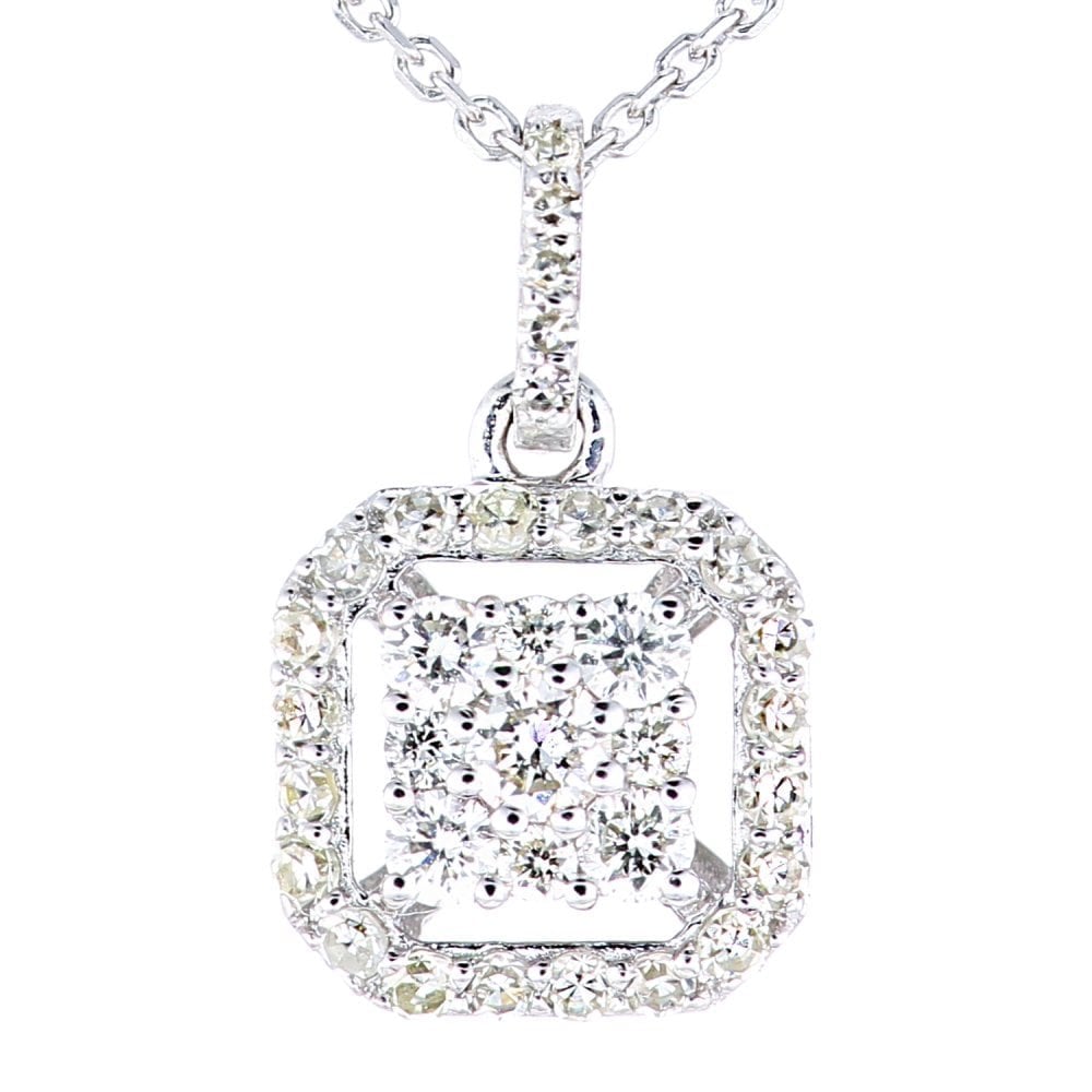 Diamond Necklace - detail view | Prime Jewellery