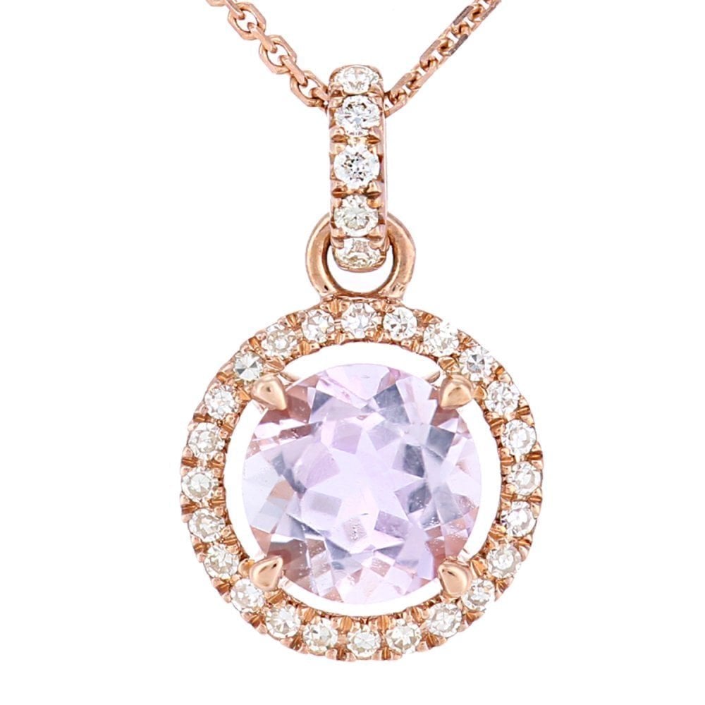 Amethyst Necklace - detail view | Prime Jewellery