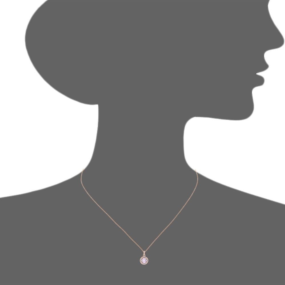 Amethyst Necklace - detail view | Prime Jewellery
