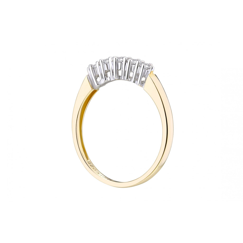 Diamond 5 Stone - detail view | Prime Jewellery