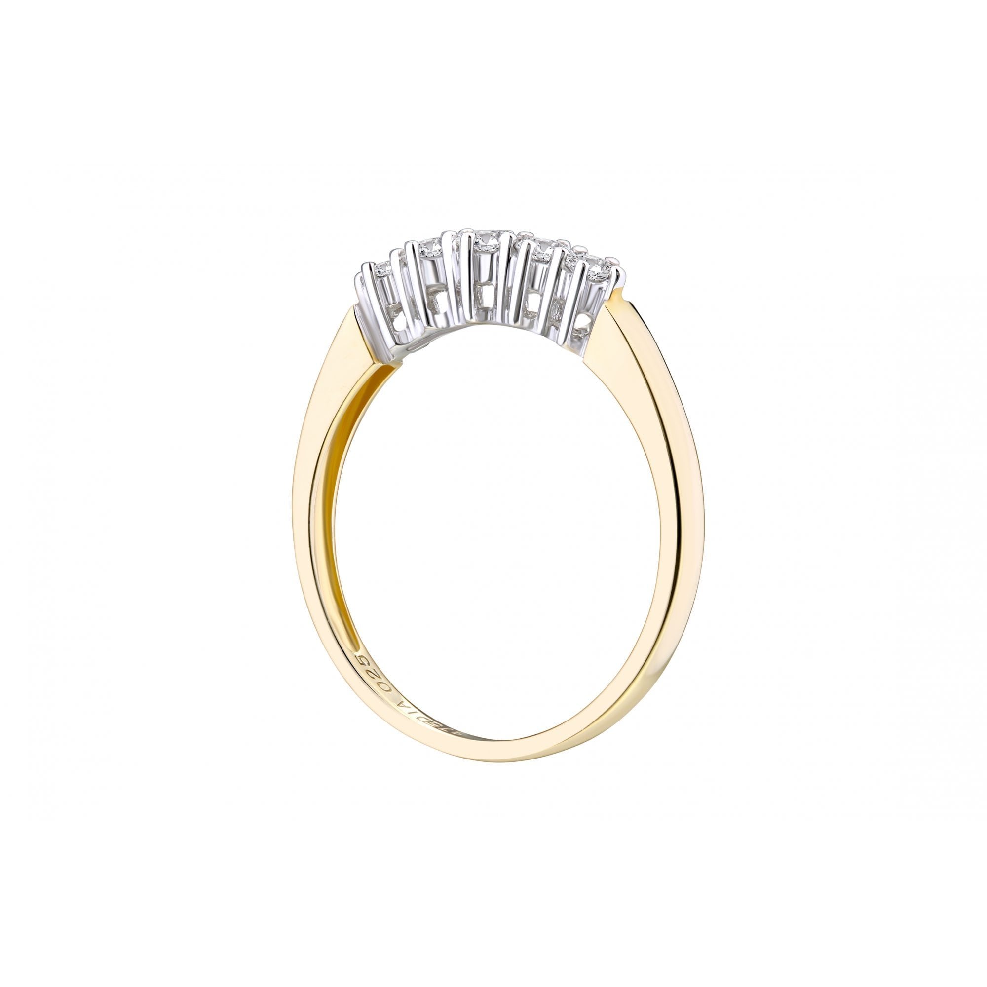 Diamond 5 Stone - detail view | Prime Jewellery