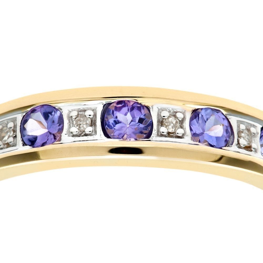 Tanzanite and Diamond - detail view | Prime Jewellery