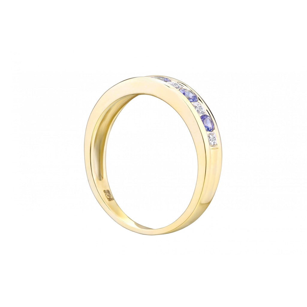 Tanzanite and Diamond - detail view | Prime Jewellery