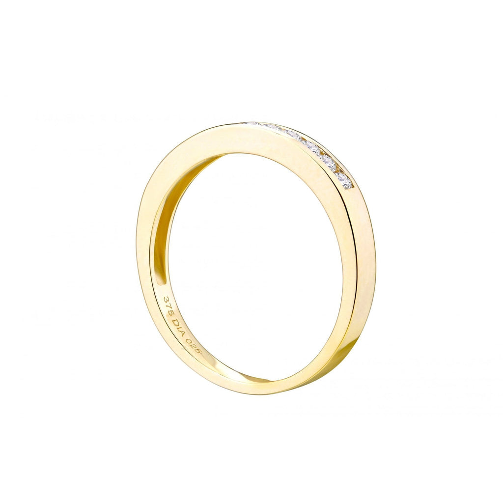 Diamond Channel Set - detail view | Prime Jewellery
