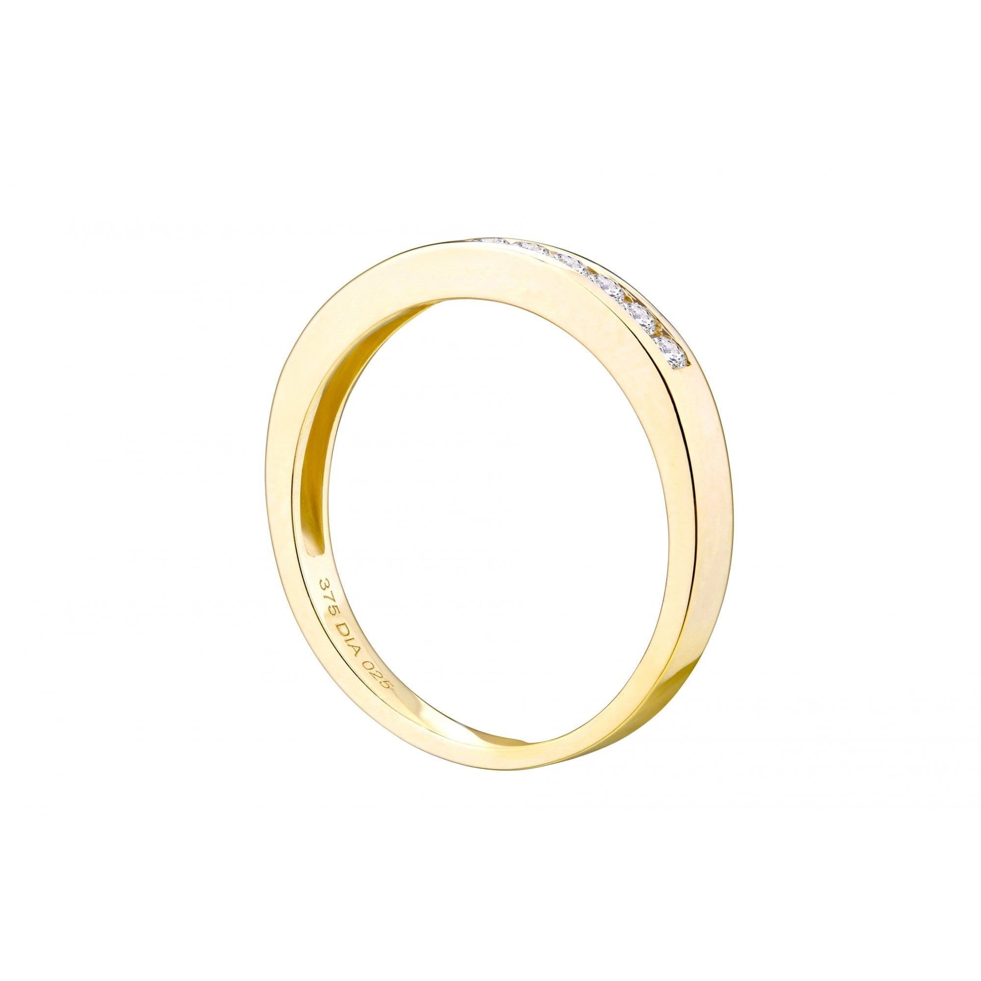 Diamond Channel Set - detail view | Prime Jewellery