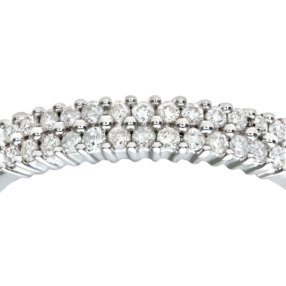 9ct White Gold 0.25ct Diamond Eternity Ring