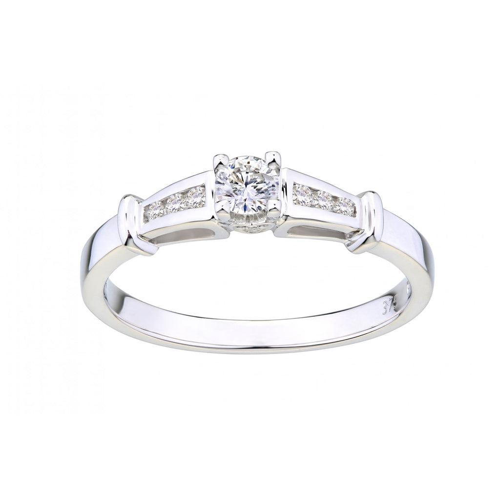 Diamond Engagement Ring - detail view | Prime Jewellery