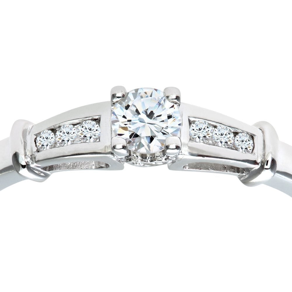 Diamond Engagement Ring - detail view | Prime Jewellery