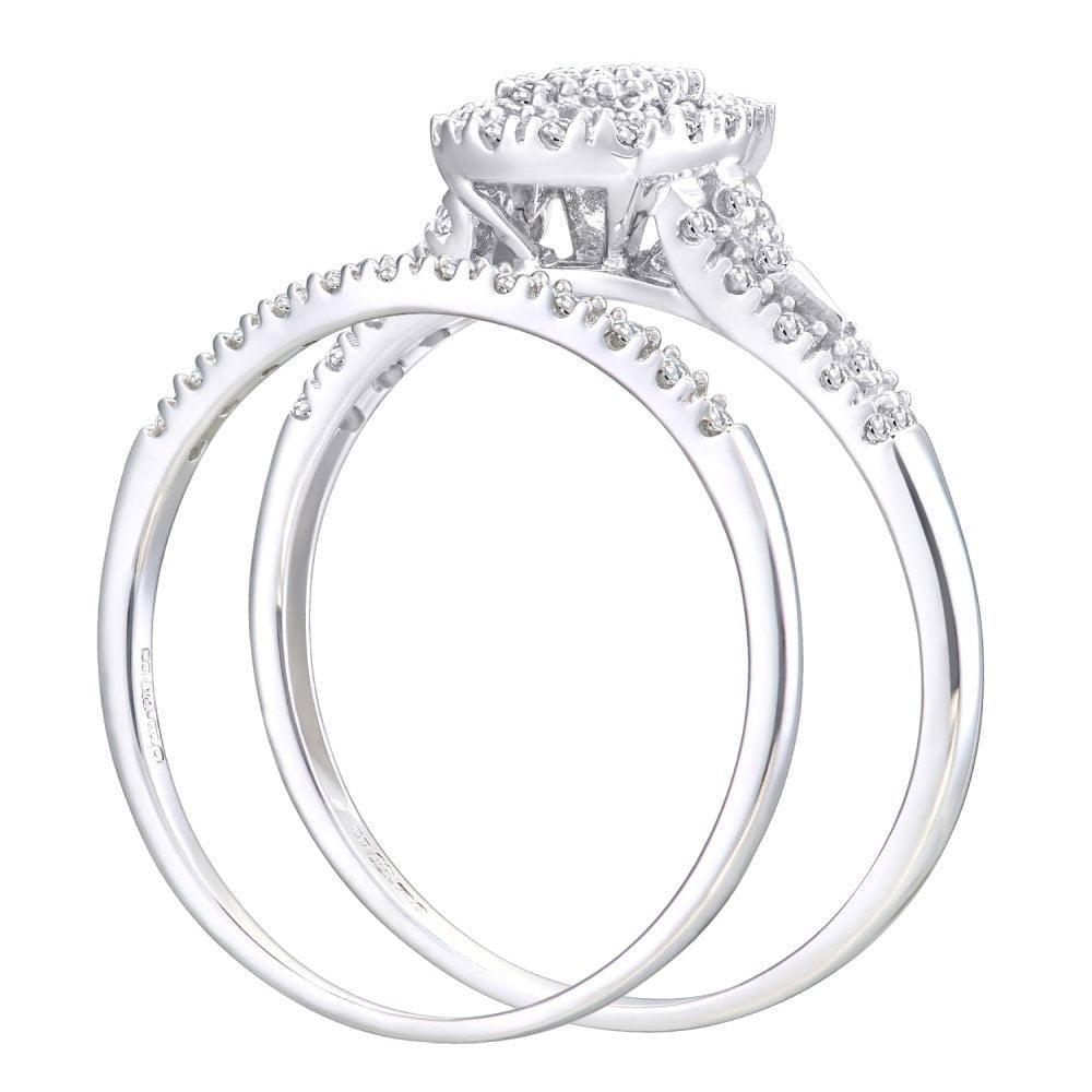 Diamond Cluster Halo - detail view | Prime Jewellery