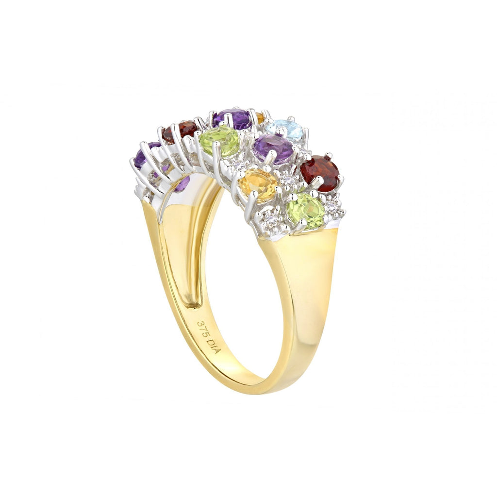 Diamond and Multi - detail view | Prime Jewellery