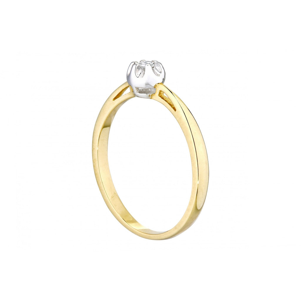 Diamond Solitaire Engagement - detail view | Prime Jewellery