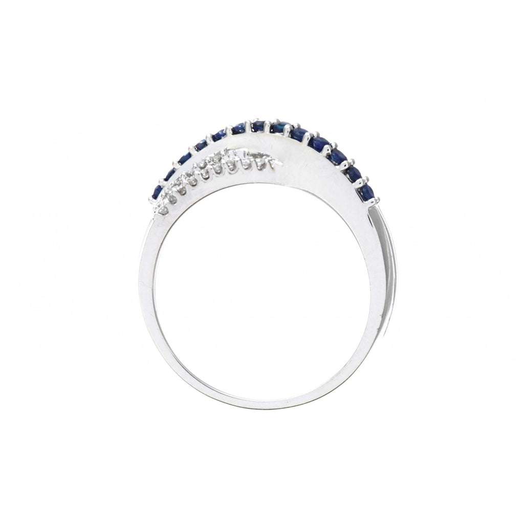 Blue Sapphire and - detail view | Prime Jewellery