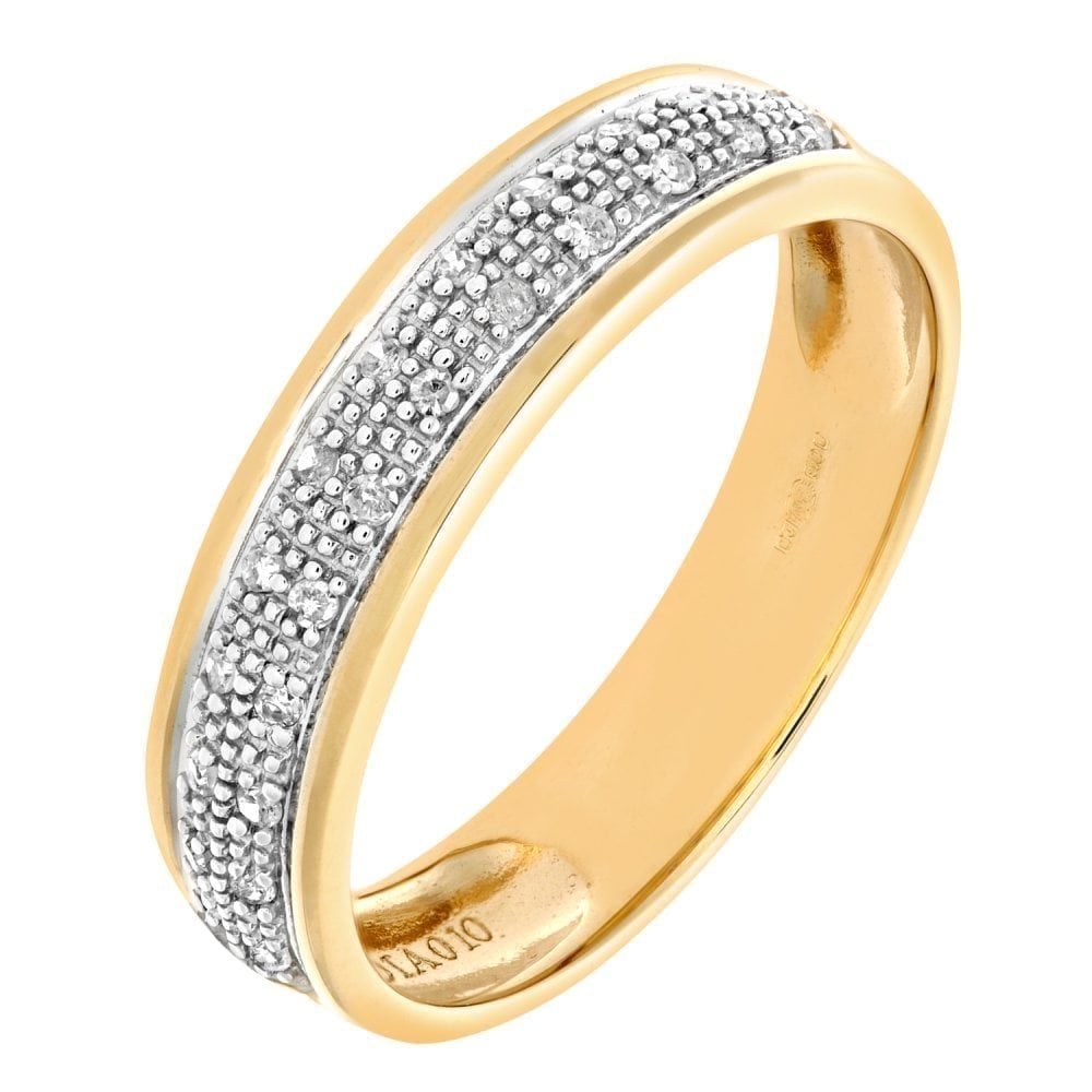 Diamond Wedding Ring - detail view | Prime Jewellery