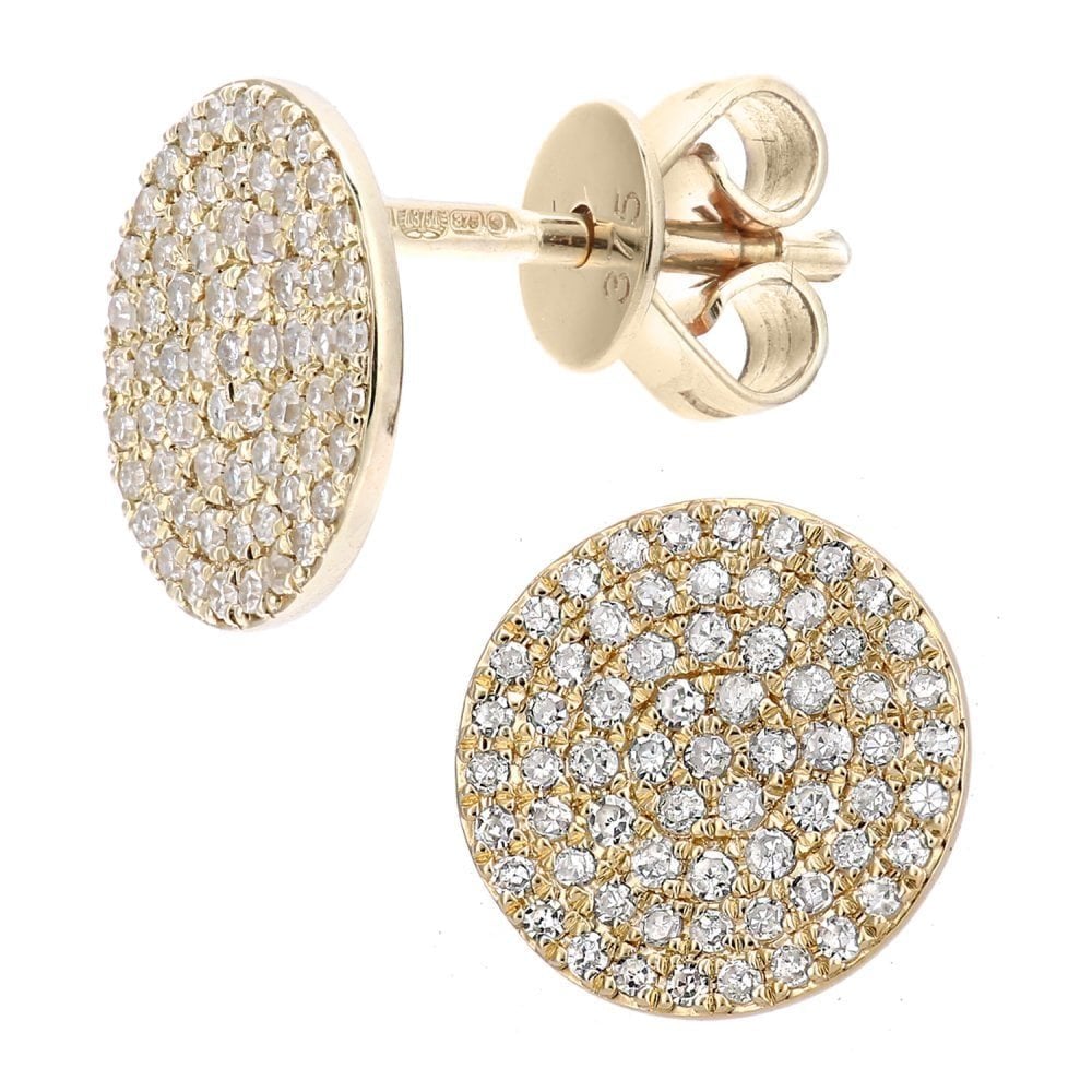 Diamond Stud Earrings - detail view | Prime Jewellery