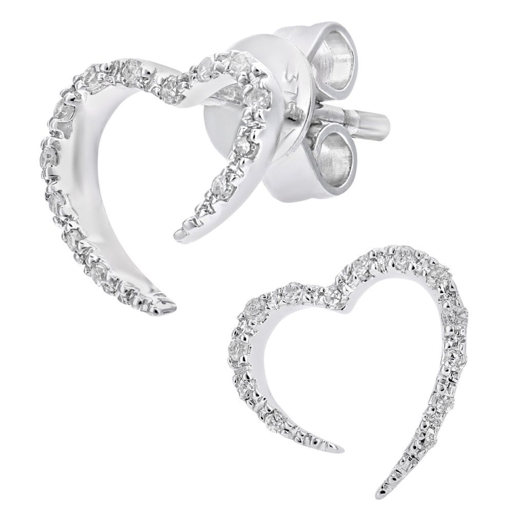 Diamond Stud Earrings - detail view | Prime Jewellery