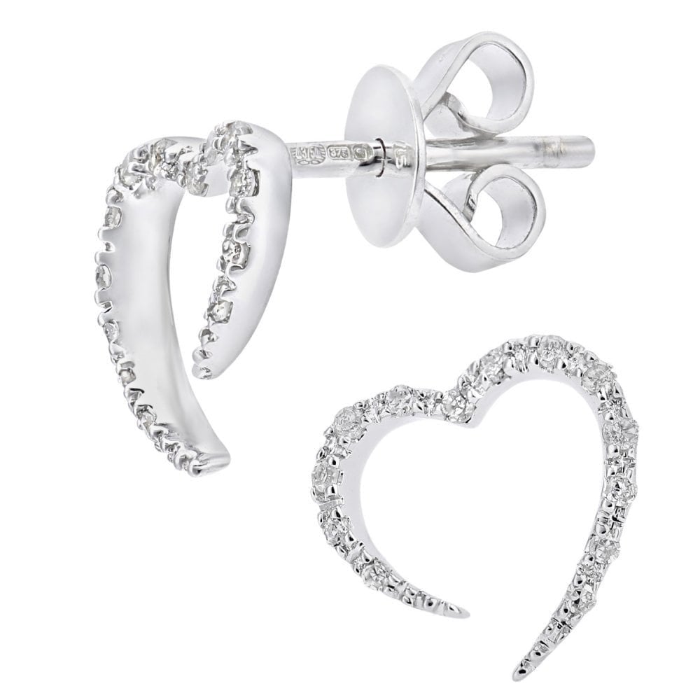 Diamond Stud Earrings - detail view | Prime Jewellery