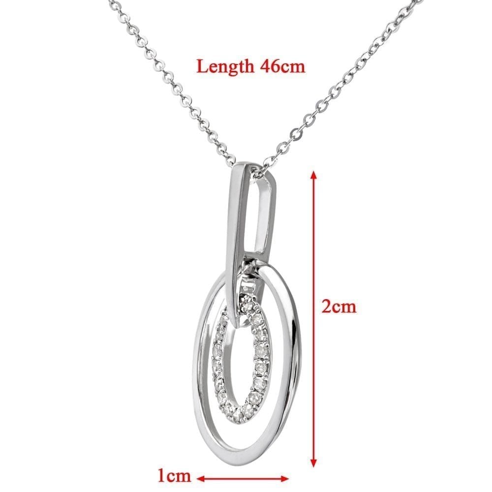 Diamond Necklace - detail view | Prime Jewellery