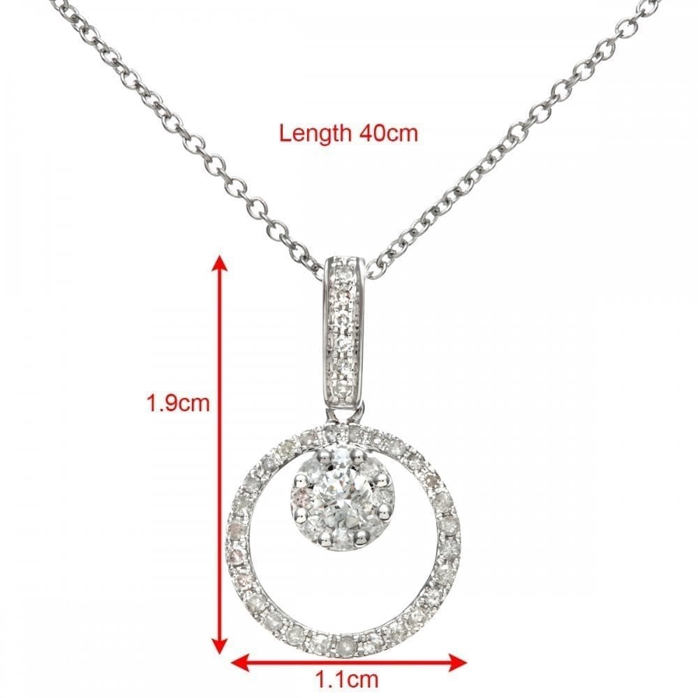 Diamond Necklace - detail view | Prime Jewellery