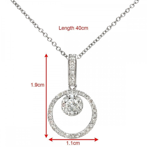 Diamond Necklace - detail view | Prime Jewellery